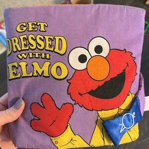 Vintage Sesame Street Elmo Soft play Book